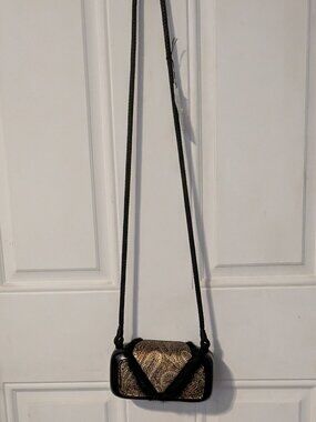 Vintage TIMMY WOODS Beverly Hills Hard Case Minaudiere Crossbody Purse